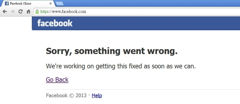 臉書今(20)日發布聲明指出，因為進行軟體系統更新時出了狀況，才導致昨天的全球大當機。圖：翻攝自臉書。   
