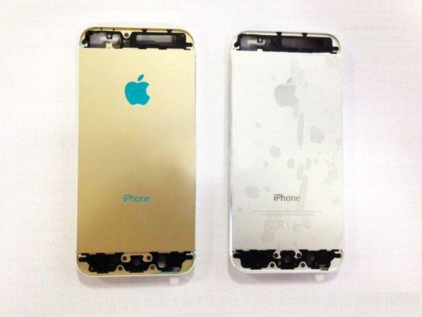 圖為網路上流傳的金色iPhone 5S背蓋。圖片來源：翻攝網路   