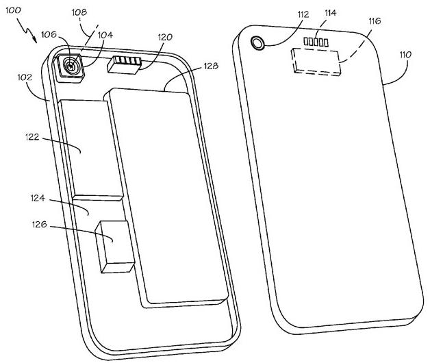 15日公開的美國專利申請案讓蘋果最新的秘密武器曝光，未來iPhone使用者只要拆下背殼，即可隨心更換鏡頭。圖片來源：翻攝自網路   