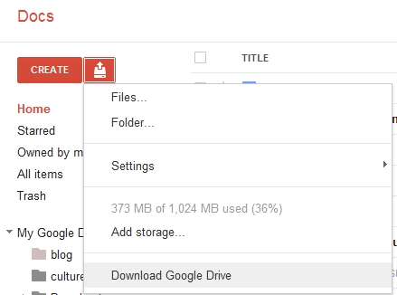近日進行測試時，Google文件中不小心出現了Google Drive的選項，證實此項最新功能有可能在近期公開。根據最新報告，Google的雲端儲存服務將在下週二推出。圖片來源：翻攝自網路。   