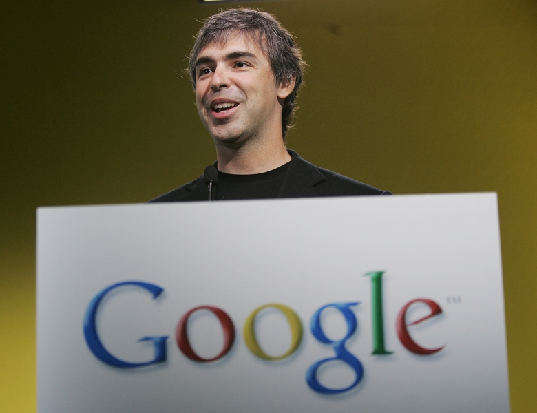 Google的創辦人兼CEO拉里•佩吉(Larry Page)日前因失聲問題「神隱」不到1個月，本週已順利回Google工作。圖片來源：達志影像/美聯社。   