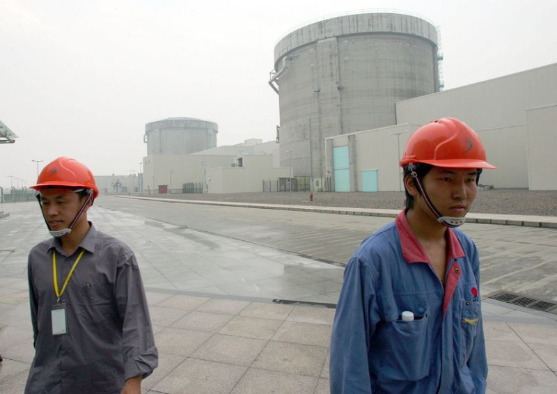 中國環保部一份最新的報告指出，現在中國核能安全的形勢不太樂觀。圖片來源：達志影像/路透社資料照片。   