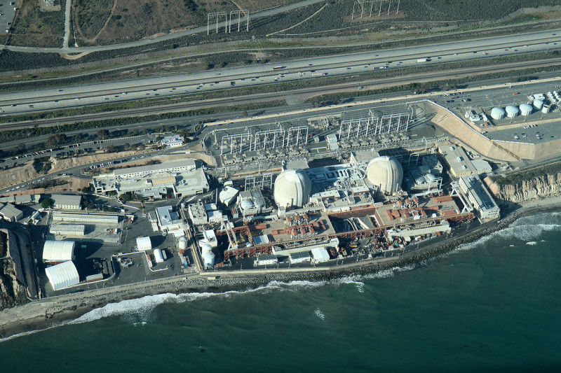 聖歐諾福瑞核電廠是美國50年來永遠關閉的最大核電廠。圖片來源：Jelson25/攝，維基共享資源CC授權。   