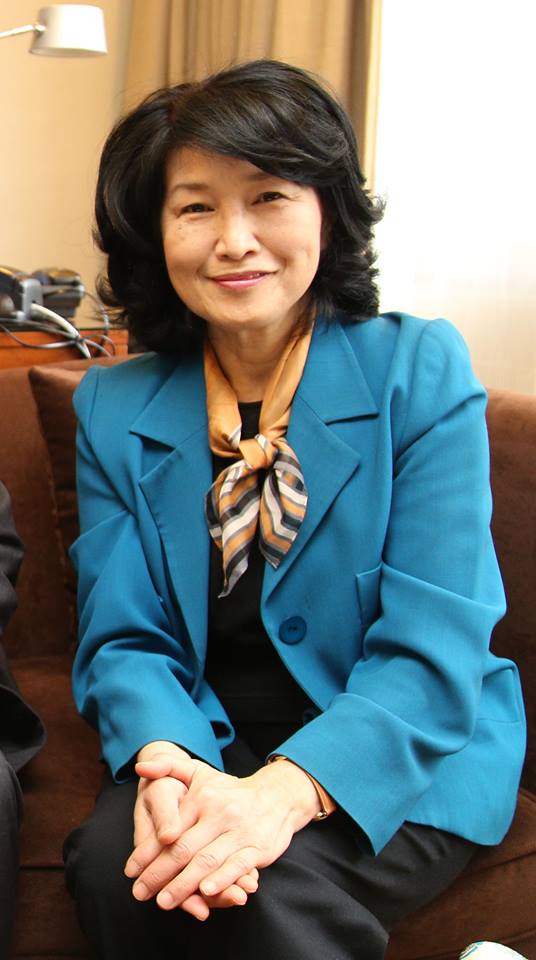 上原公子從原本1位平凡的主婦，投入環保運動後，還從政成為東京都第1位女市長。圖：林雨佑/攝   