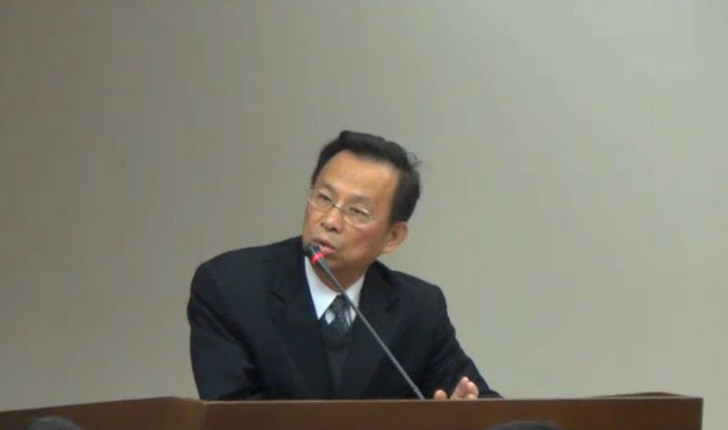 環保署長沈世宏今天在立法院表示，針對日月光停工一事，高雄市政府既要作秀也要做對。圖：翁嫆琄/攝。   